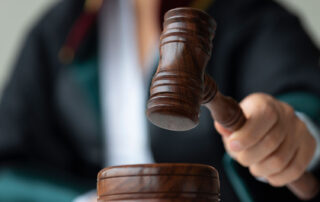 judge with gavel