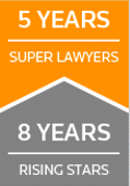 Patrick Cotter 5 Years Super Lawyers 8 Years Rising Stars